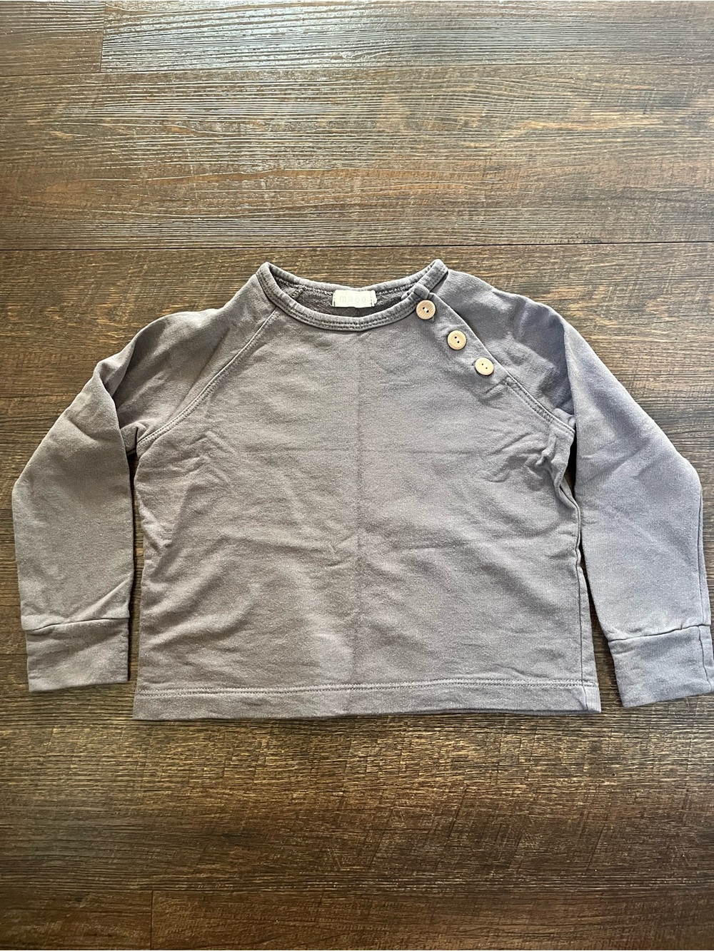 Mabo Toddler Button Sweater - Gray